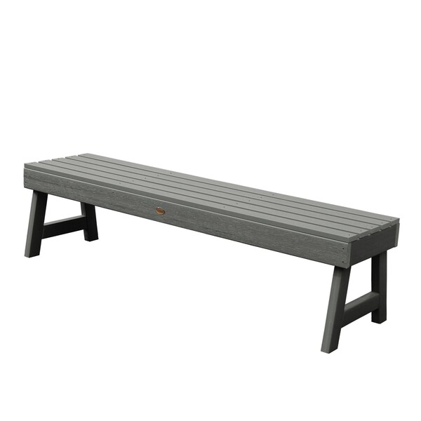 Highwood Usa 5ft Weatherly Picnic Bench Outdoor Furniture for Patio, Backyard, Garden AD-BENN3-CGE - main
